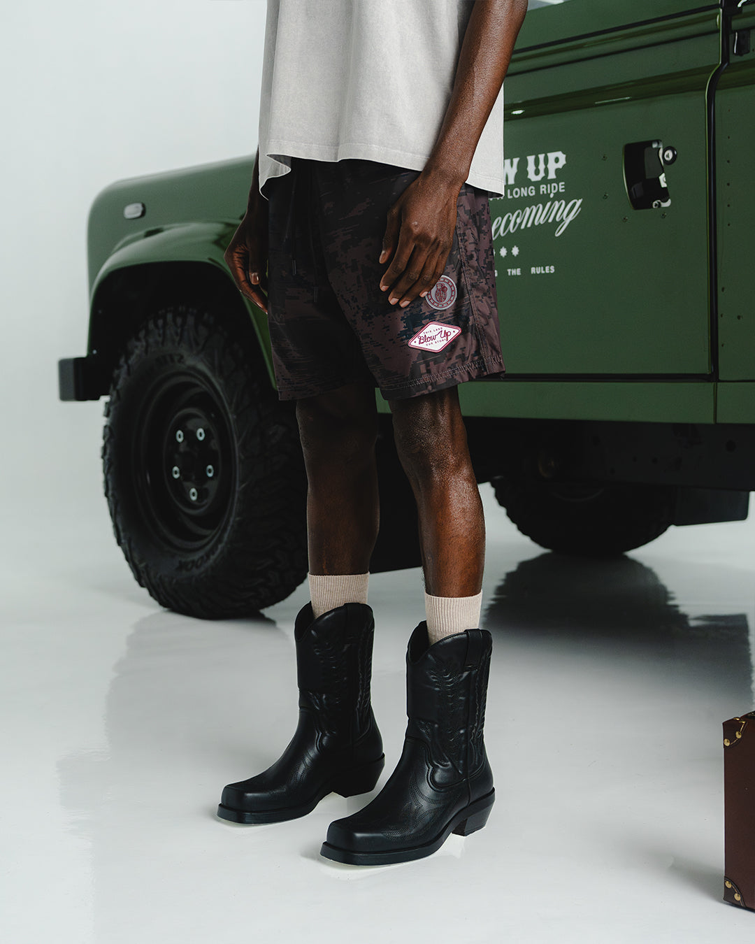 Blow Up Swimwear Western Brown