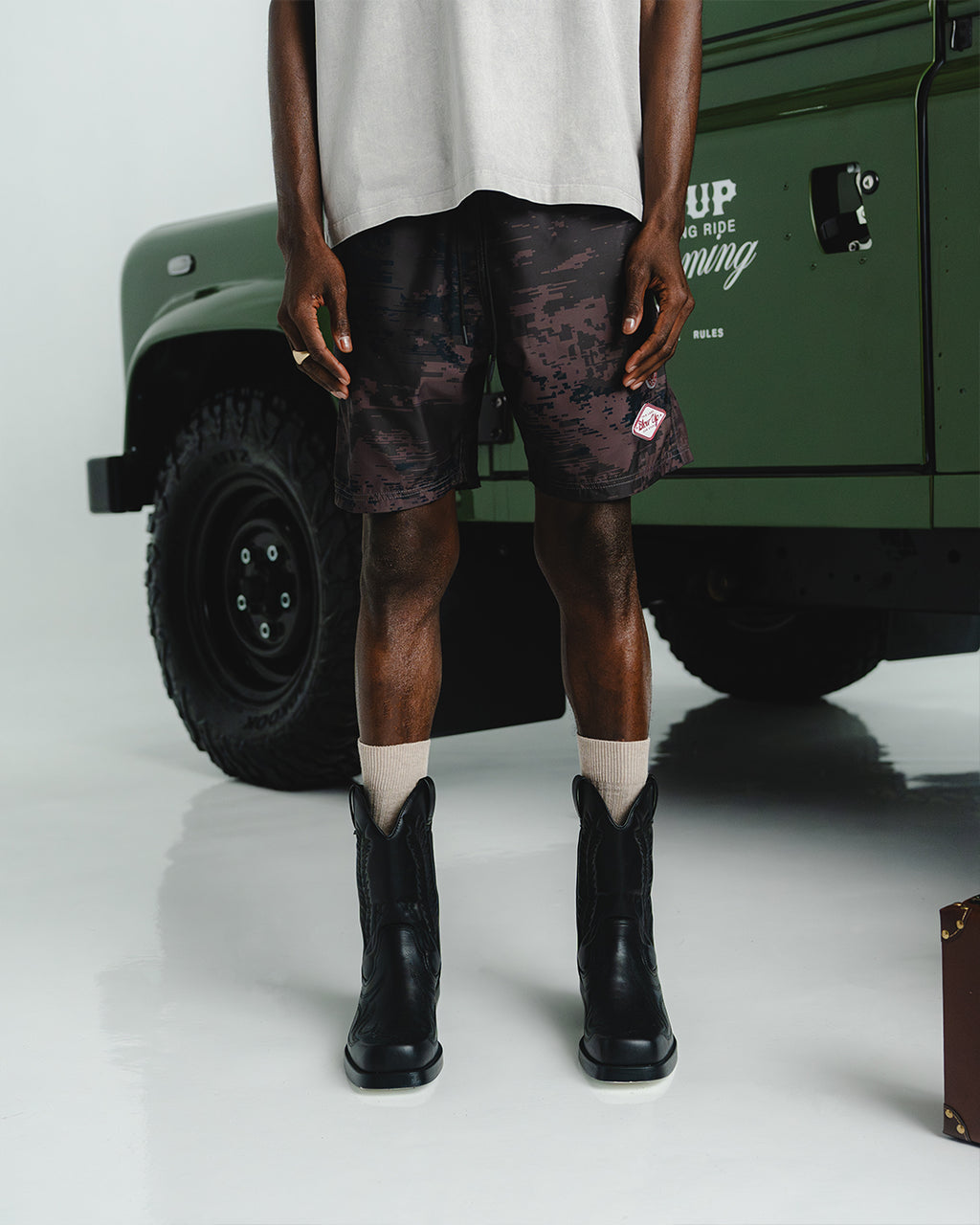 Blow Up Swimwear Western Brown