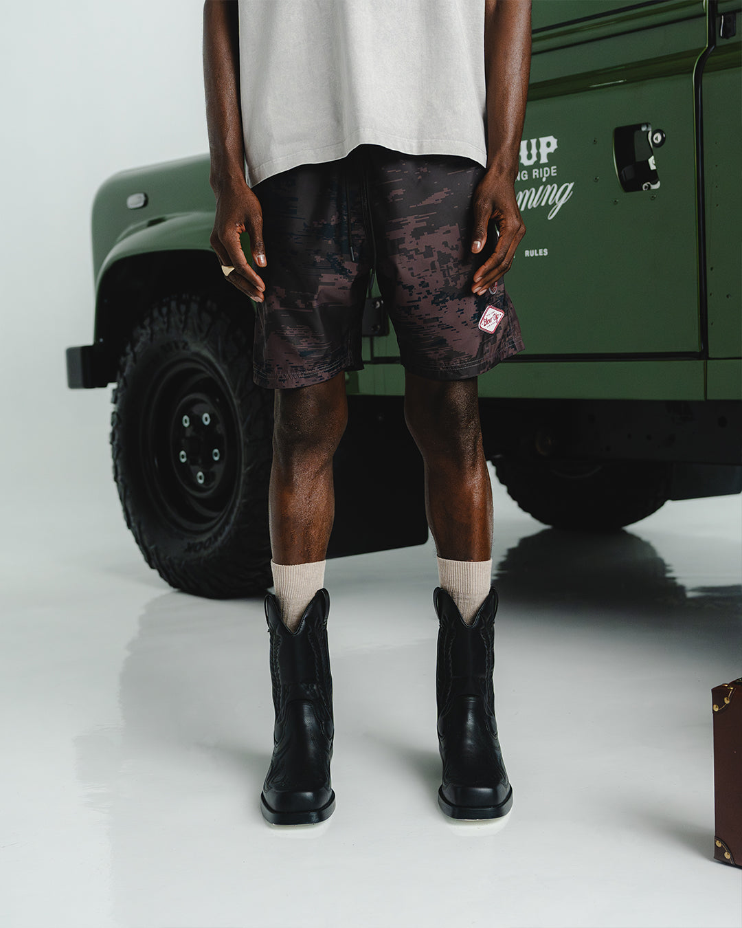 Blow Up Swimwear Western Brown