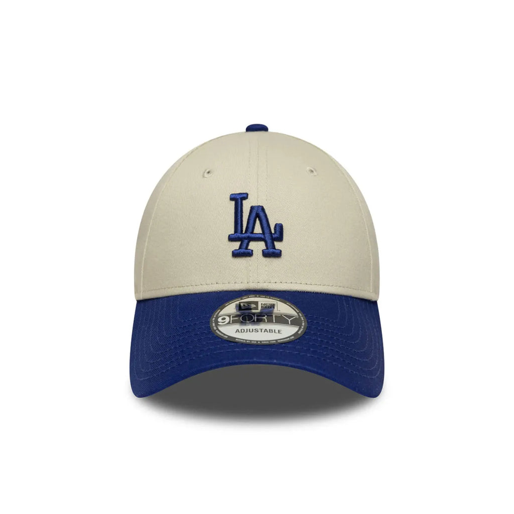 Gorra Los Angeles Dodgers MLB Color Block 9FORTY Ajustable Beige New Era