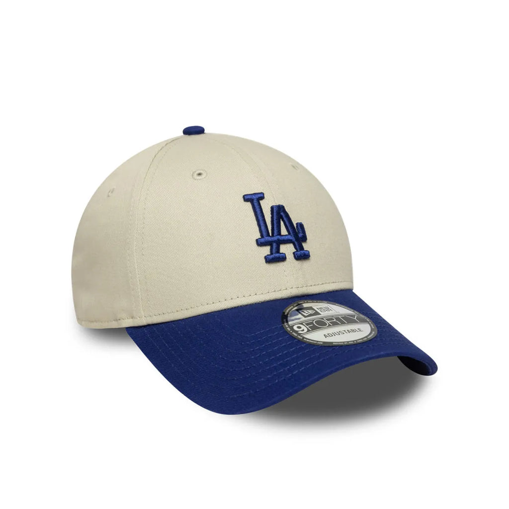 Gorra Los Angeles Dodgers MLB Color Block 9FORTY Ajustable Beige New Era
