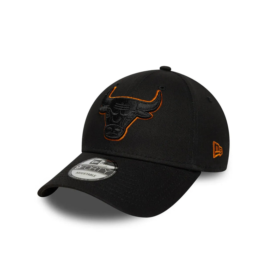 Gorra Chicago Bulls NBA Team Outline 9FORTY Ajustable Negro New Era