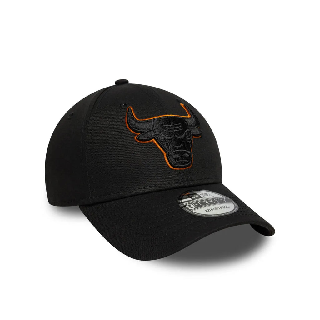 Gorra Chicago Bulls NBA Team Outline 9FORTY Ajustable Negro New Era