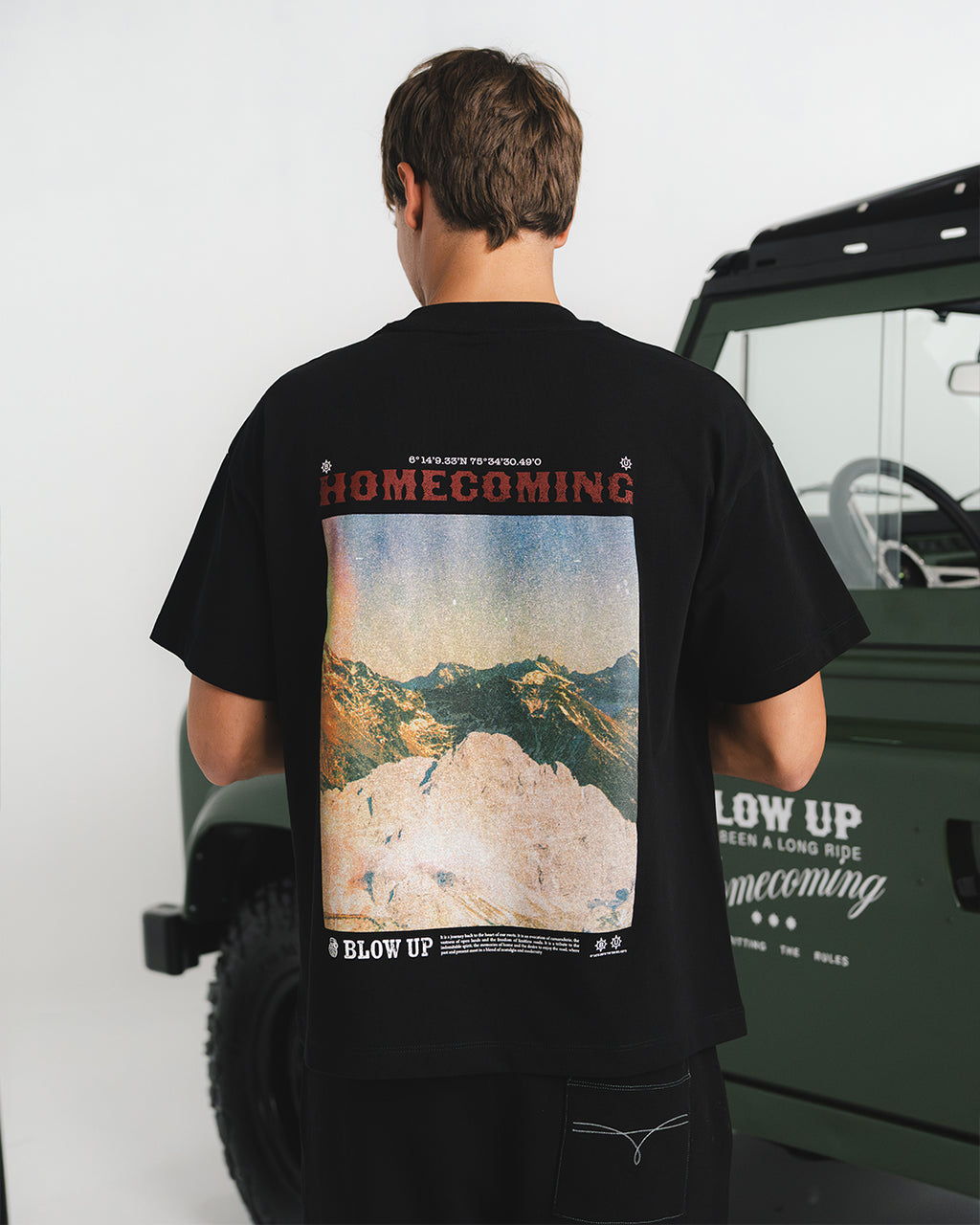 Blow Up T-Shirt High Peaks Regular Fit Black