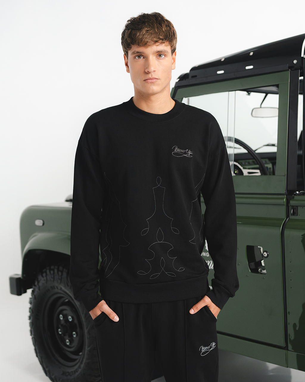 Blow Up Sweater Homecoming Black