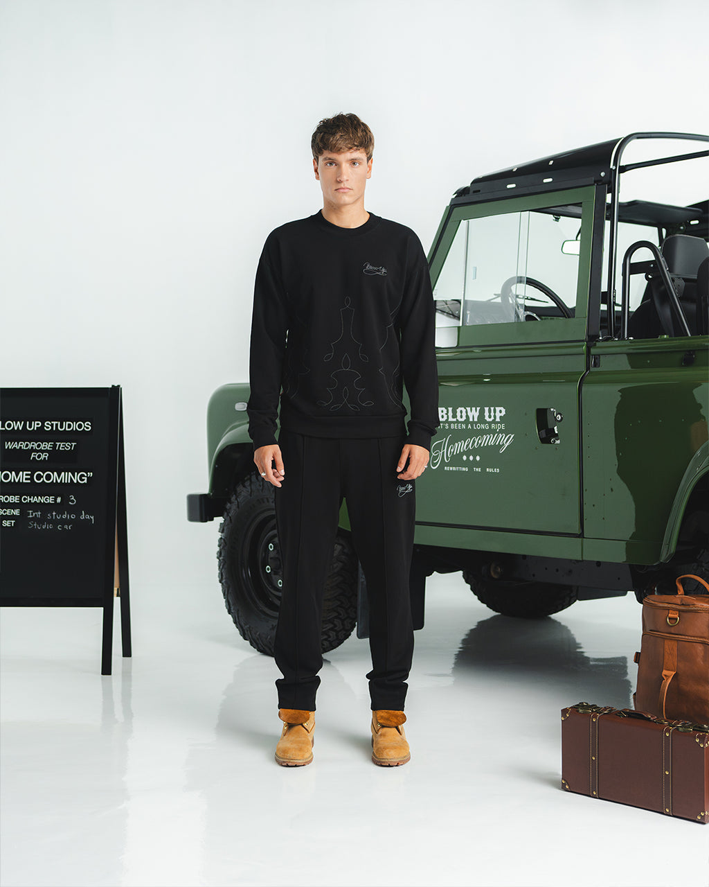 Blow Up Sweater Homecoming Black