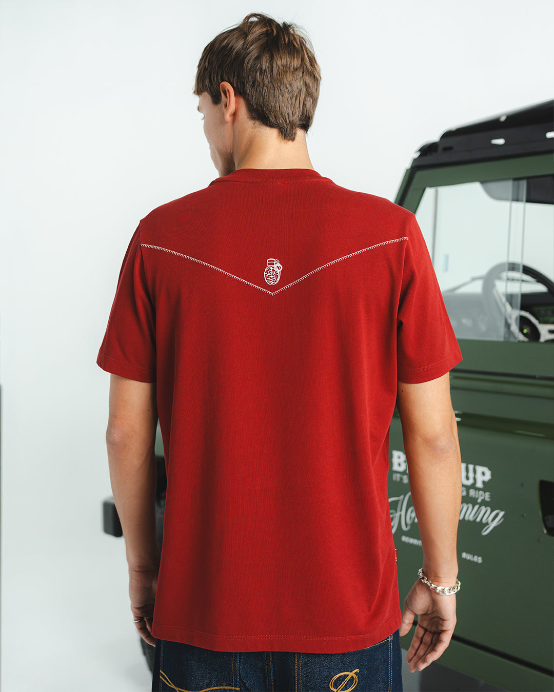 Blow Up T-Shirt Lasso Regular Fit Red Wine