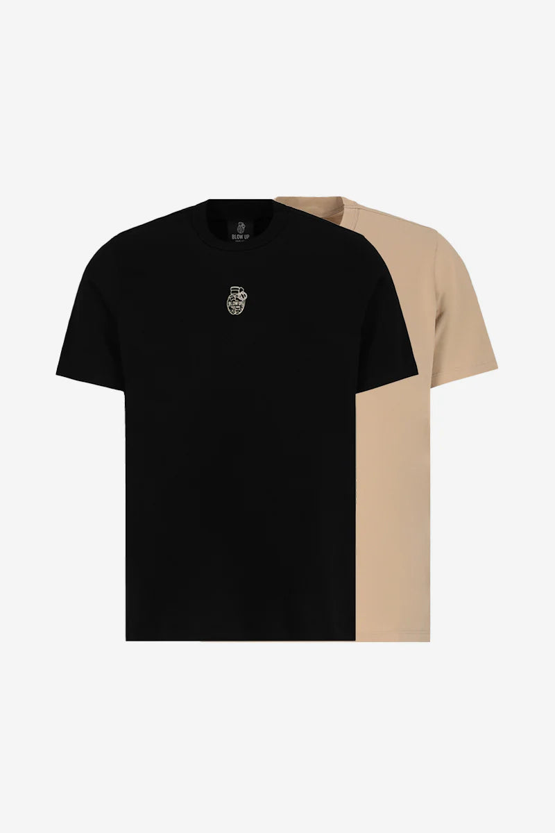Duo Pack T-Shirt Blow Up Slim Fit