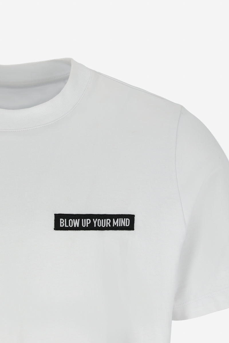 T-Shirt Blow Up Slim Fit White