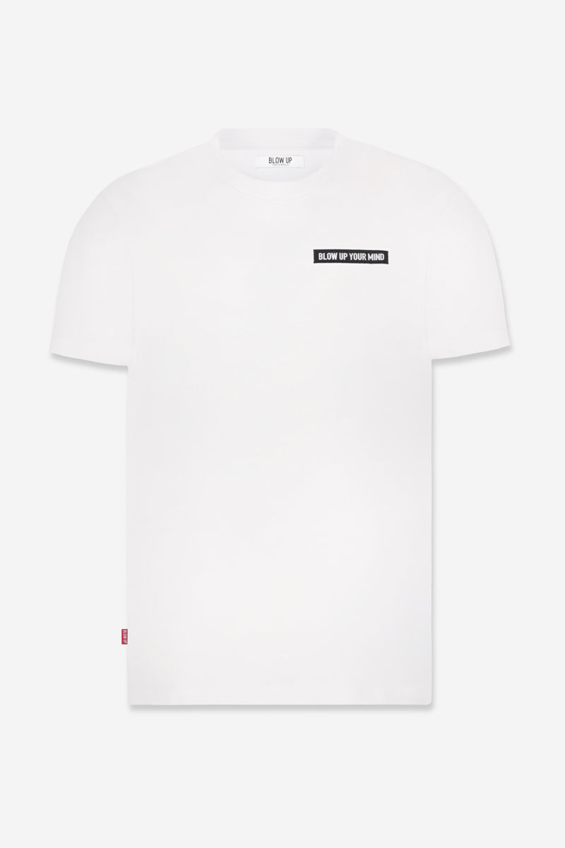 T-Shirt Blow Up Slim Fit White