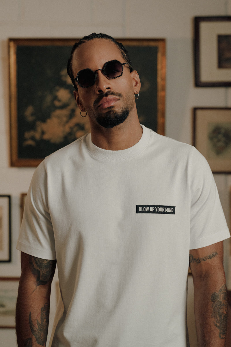 T-Shirt Blow Up Slim Fit White