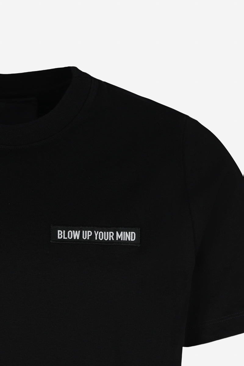 T-Shirt Blow Up Slim Fit Black