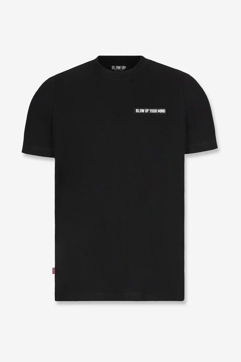 T-Shirt Blow Up Slim Fit Black