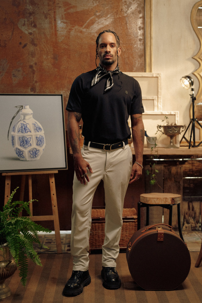 T-Shirt Blow Up Slim Fit Black