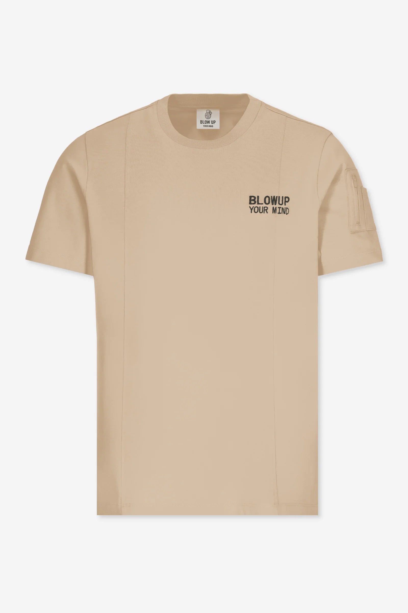 T-Shirt Blow Up Slim Fit Ivory
