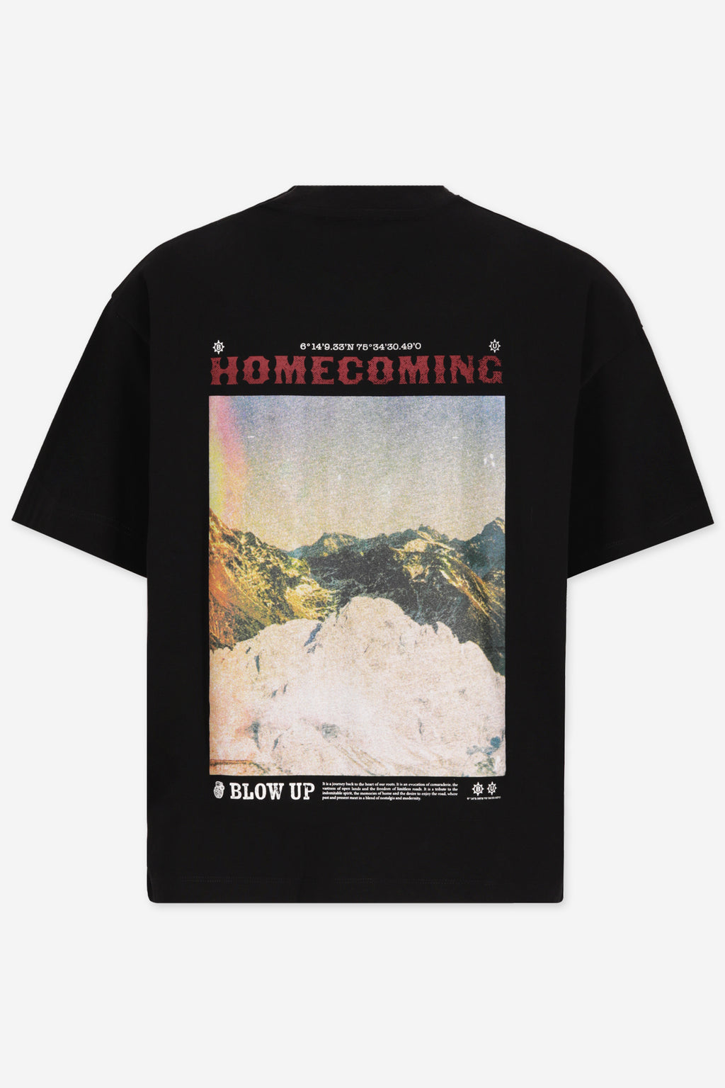 Blow Up T-Shirt High Peaks Regular Fit Black