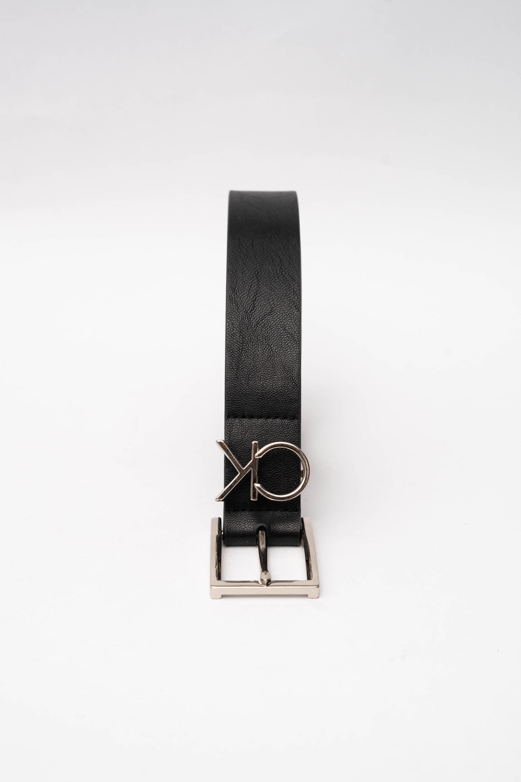 Calvin Klein Correa Mujer Hebilla Plata