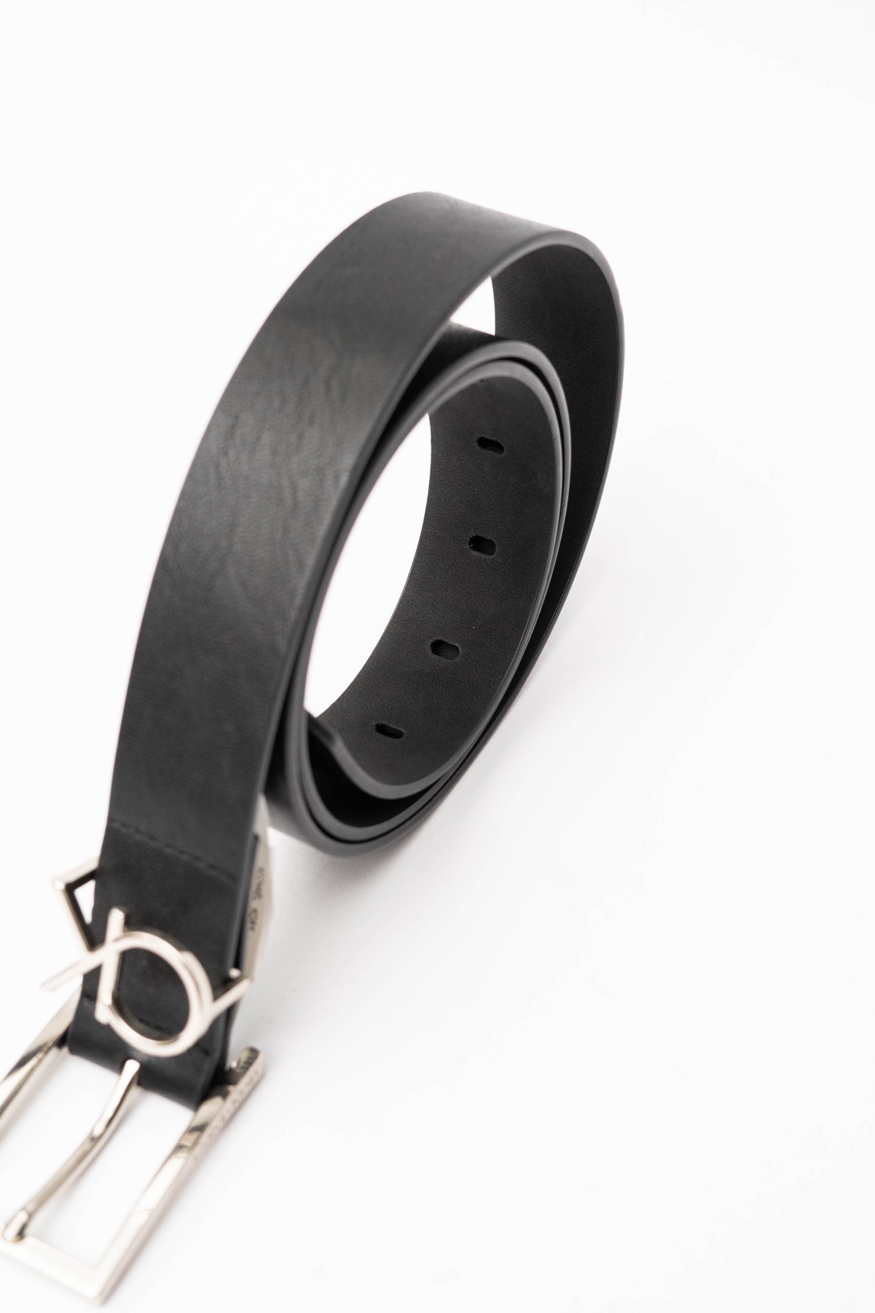 Calvin Klein Correa Mujer Hebilla Plata