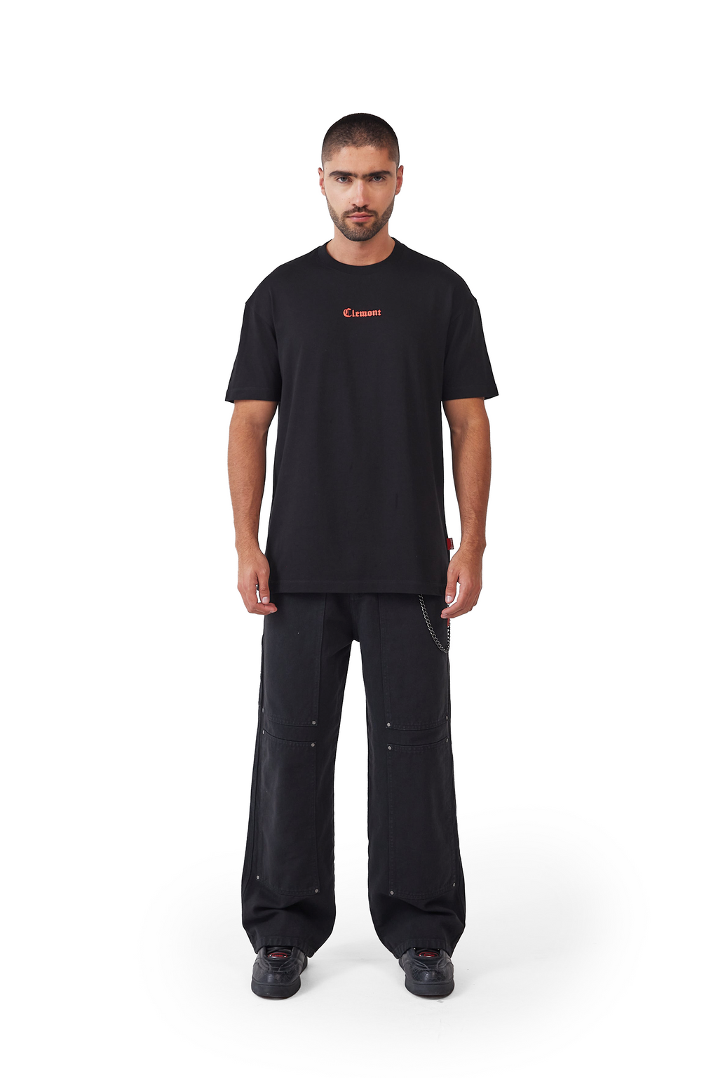 Clemont T-Shirt Paura Negro