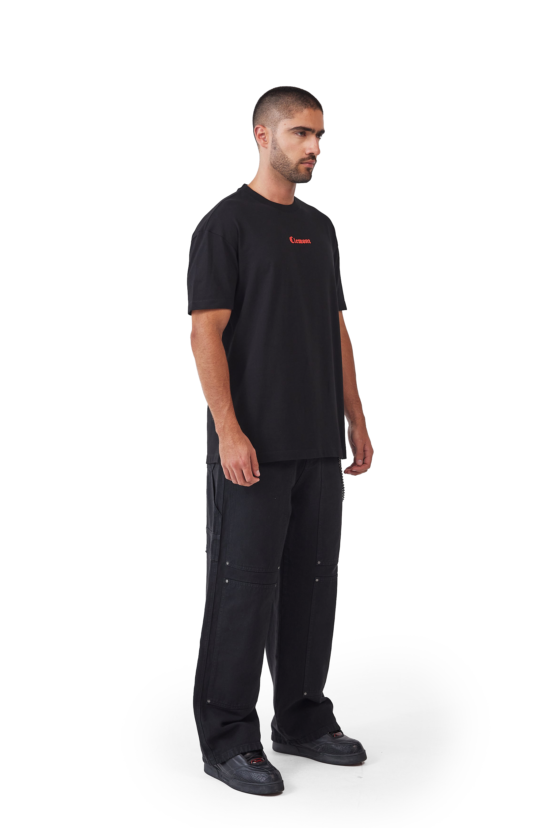 Clemont T-Shirt Paura Negro
