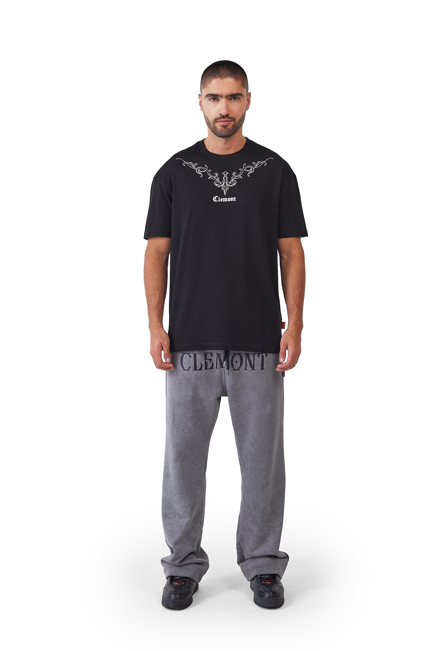 Clemont T-Shirt Ombra Negro