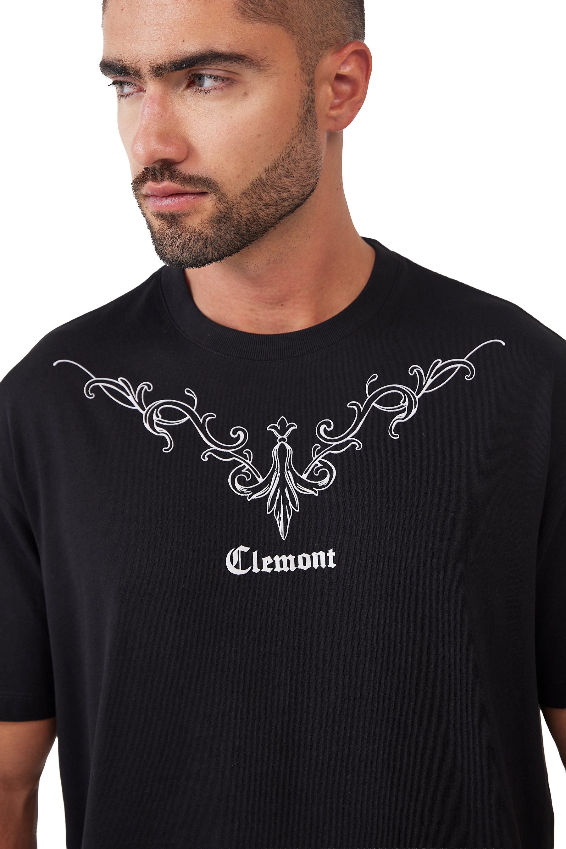 Clemont T-Shirt Ombra Negro
