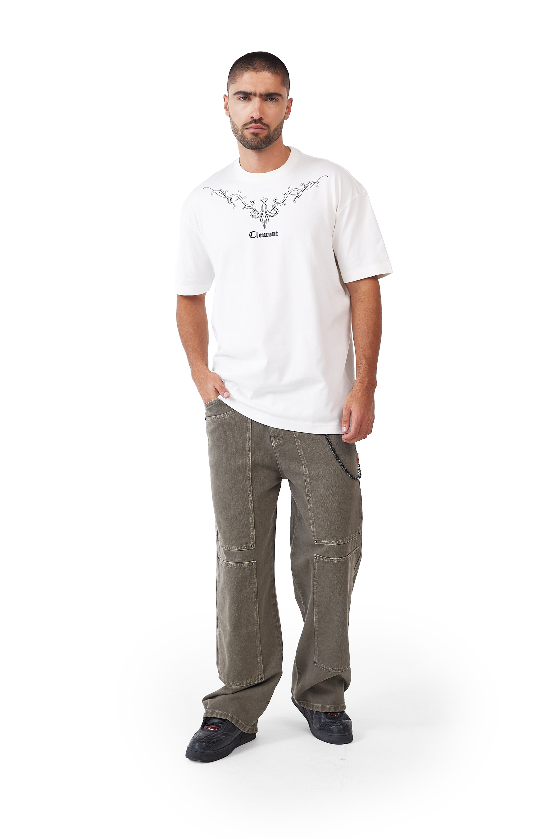 Clemont T-Shirt Ombra Crema