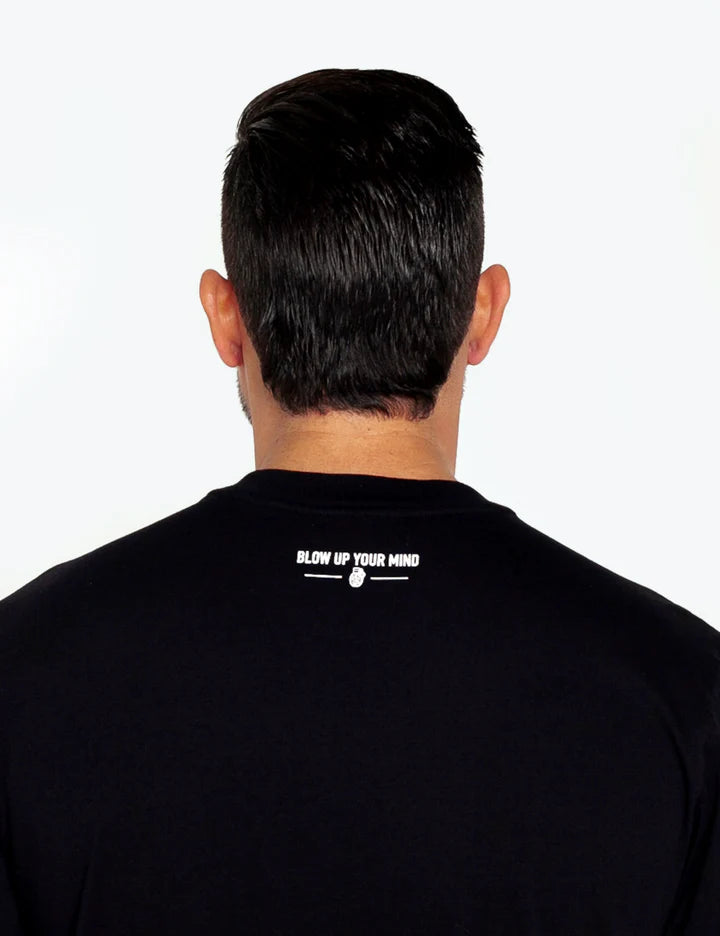 T-Shirt Blow Up Slim Fit Black