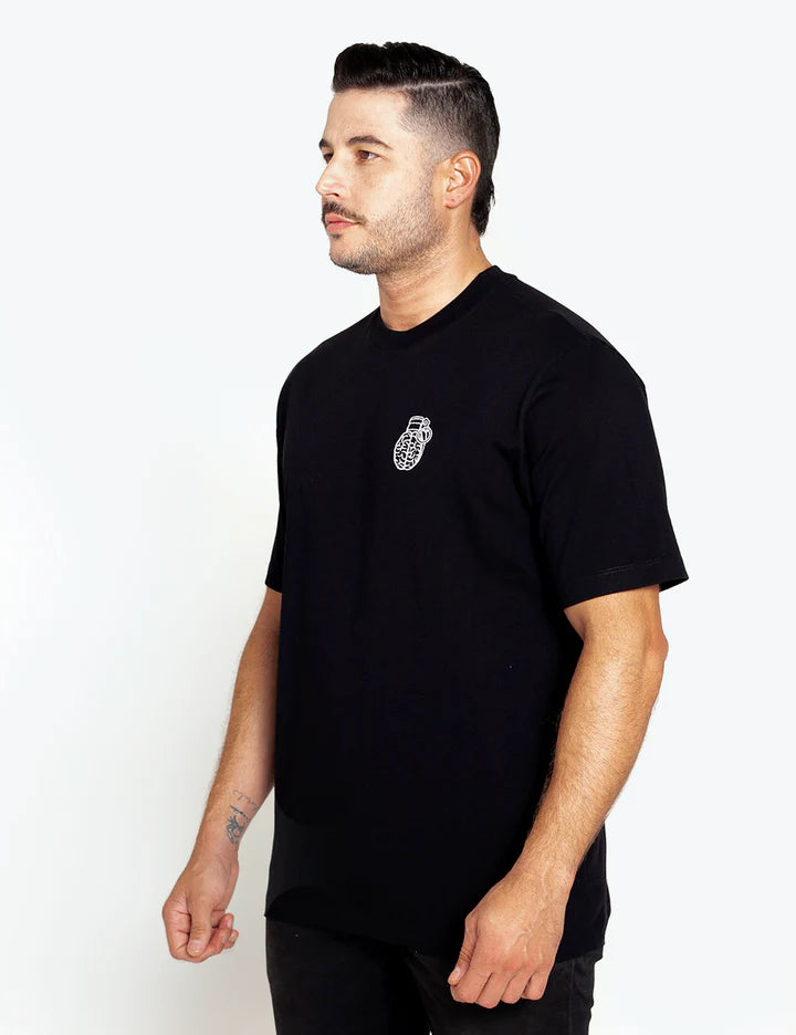 T-Shirt Blow Up Slim Fit Black