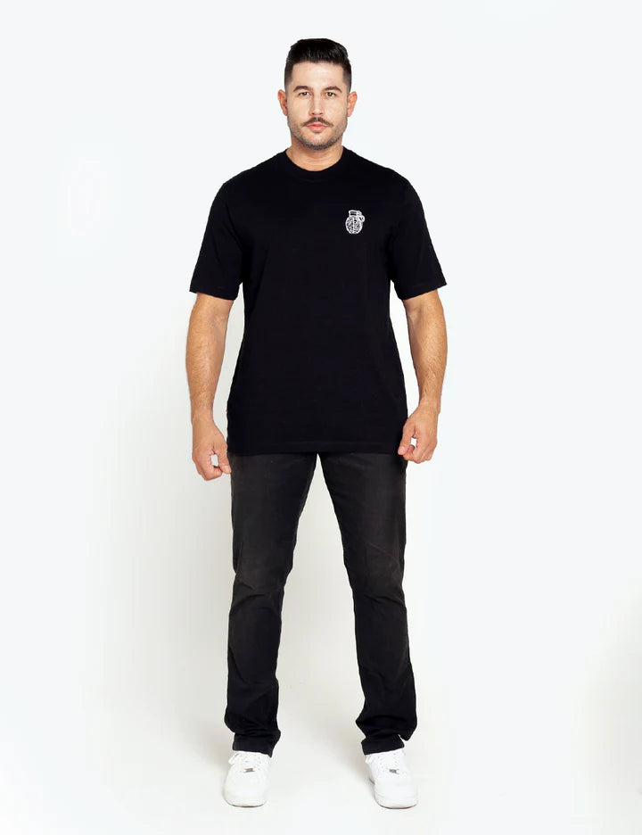 T-Shirt Blow Up Slim Fit Black