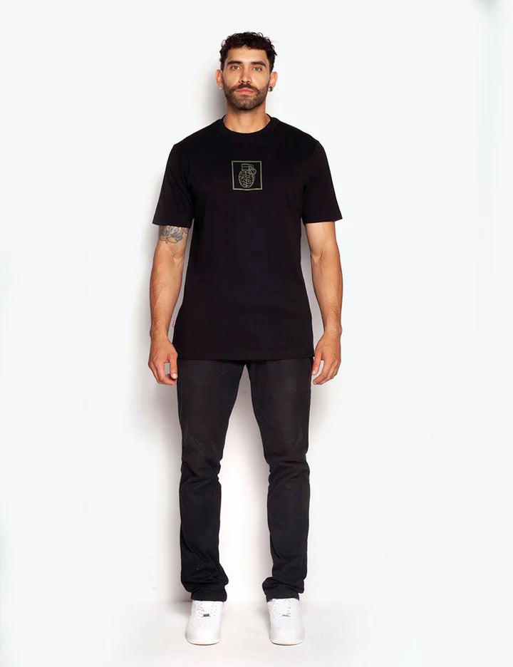 T-Shirt Blow Up Slim Fit Black