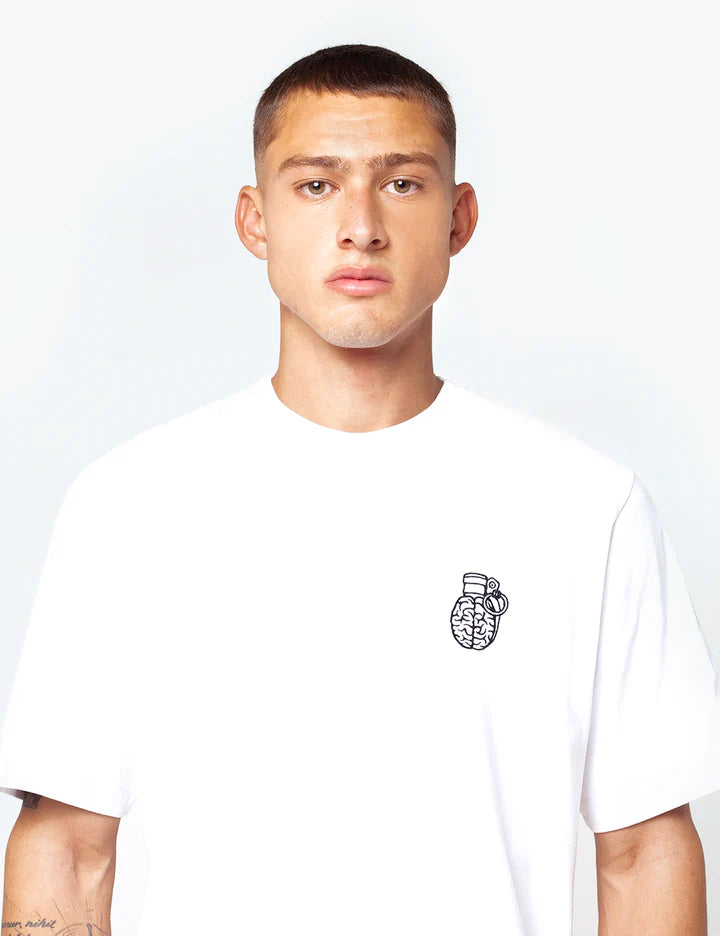 T-Shirt Blow Up Slim Fit White