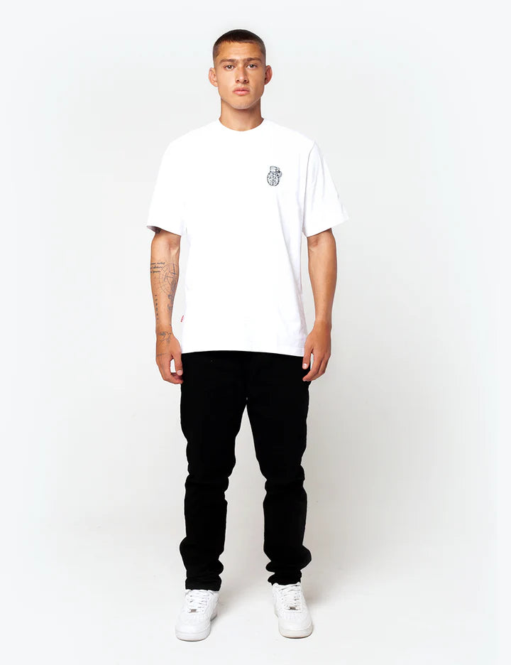 T-Shirt Blow Up Slim Fit White