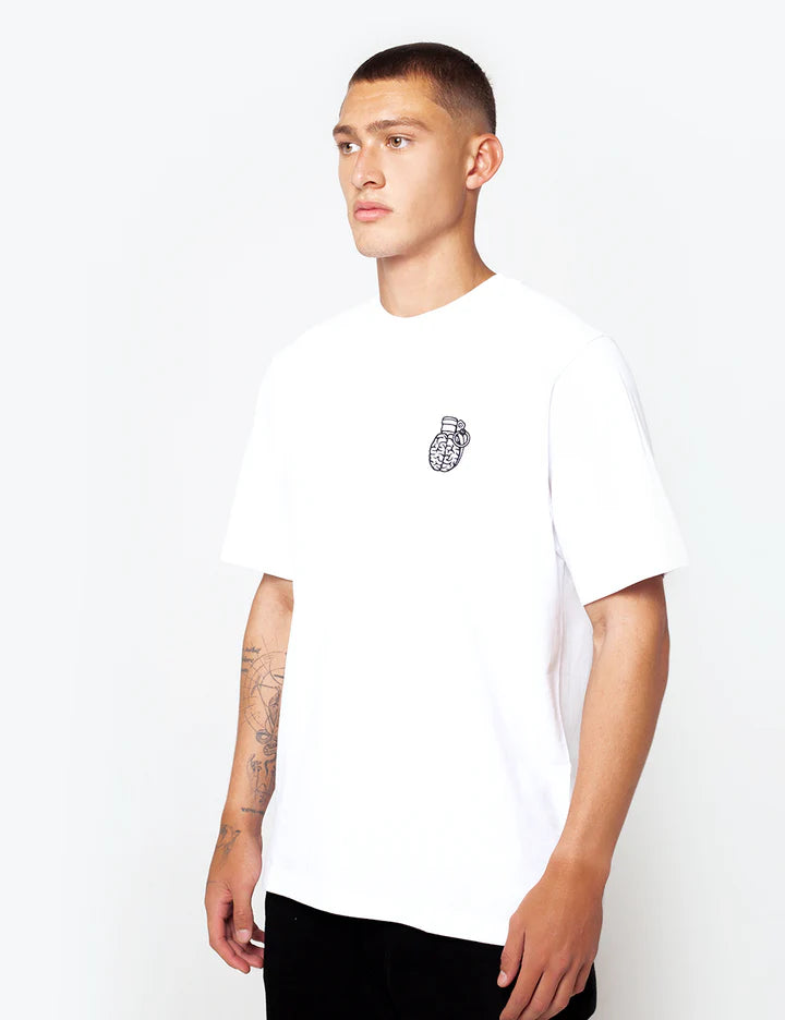 T-Shirt Blow Up Slim Fit White
