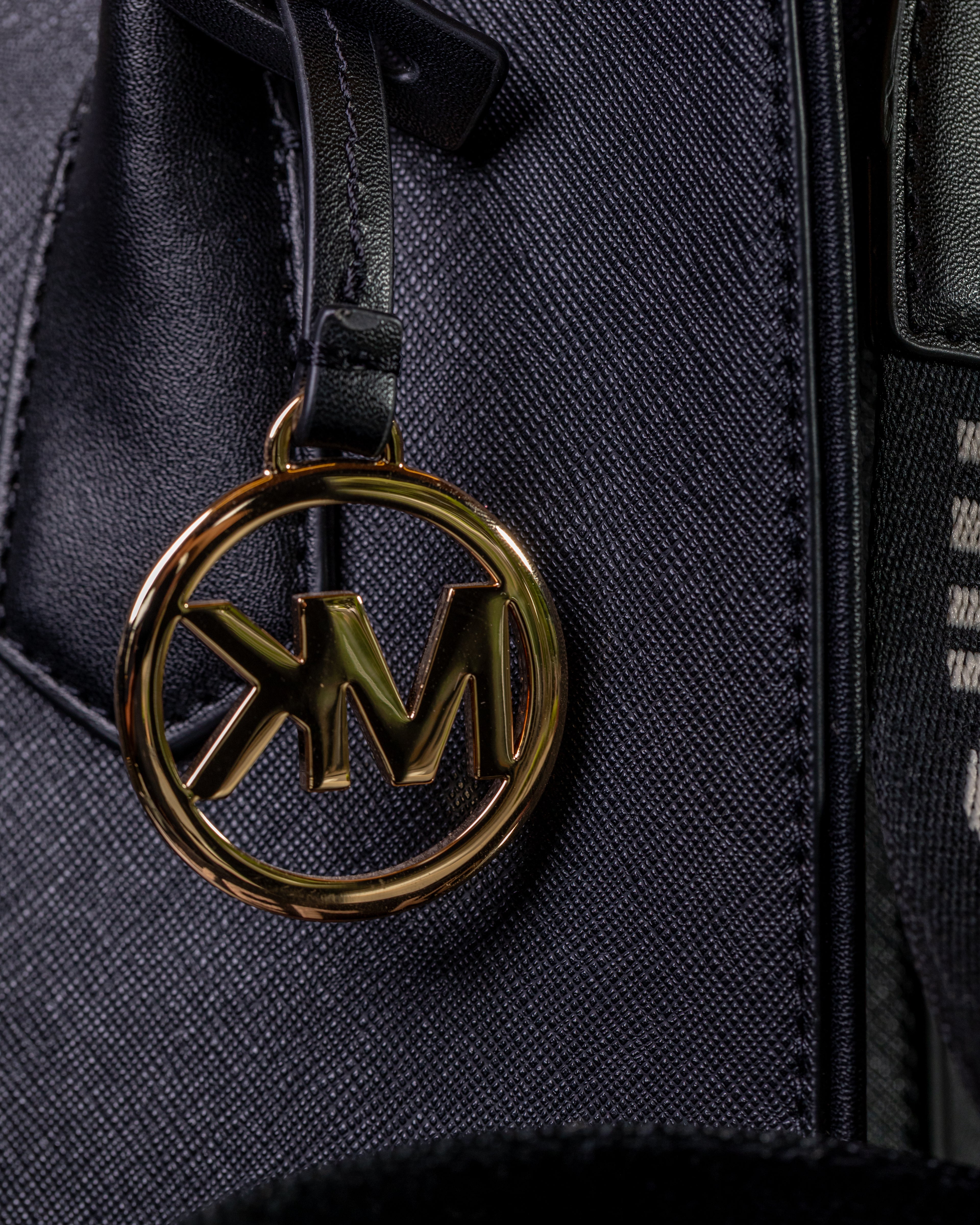 Michael Kors Mk Black Letters Straps