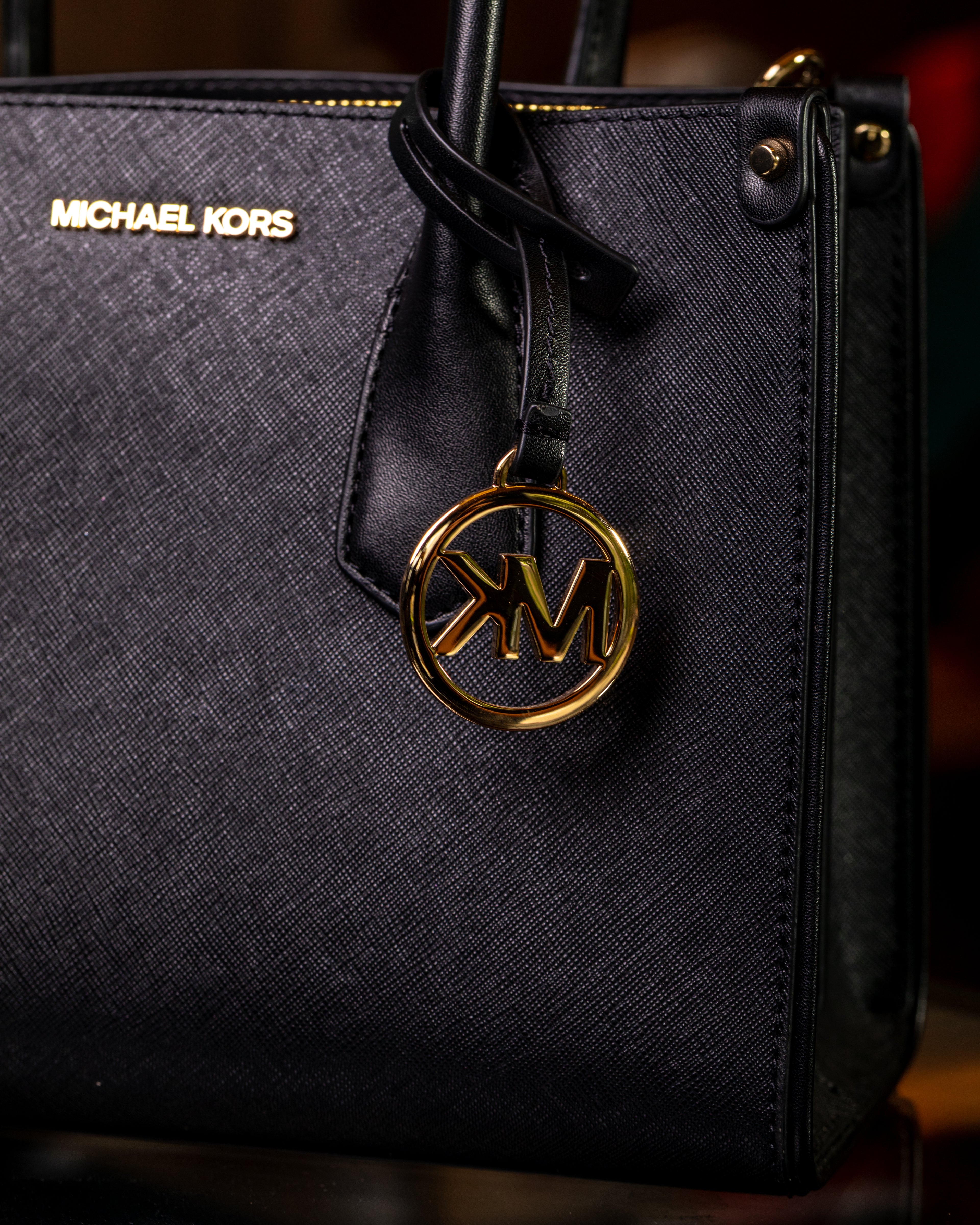 Michael Kors Mk Black Letters Straps
