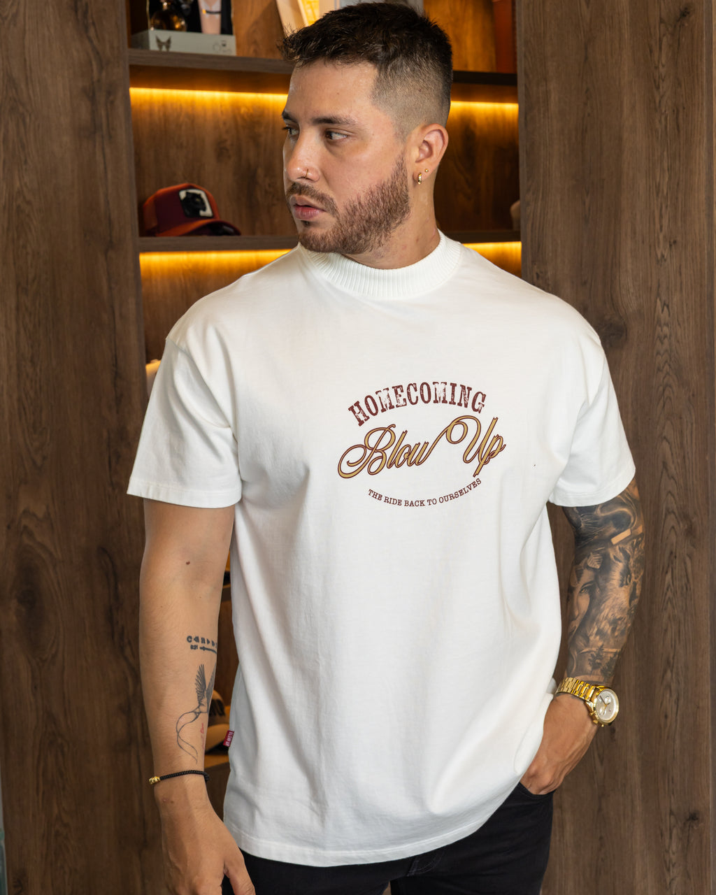 Blow Up T-Shirt The Ride Regular Fit Ivory