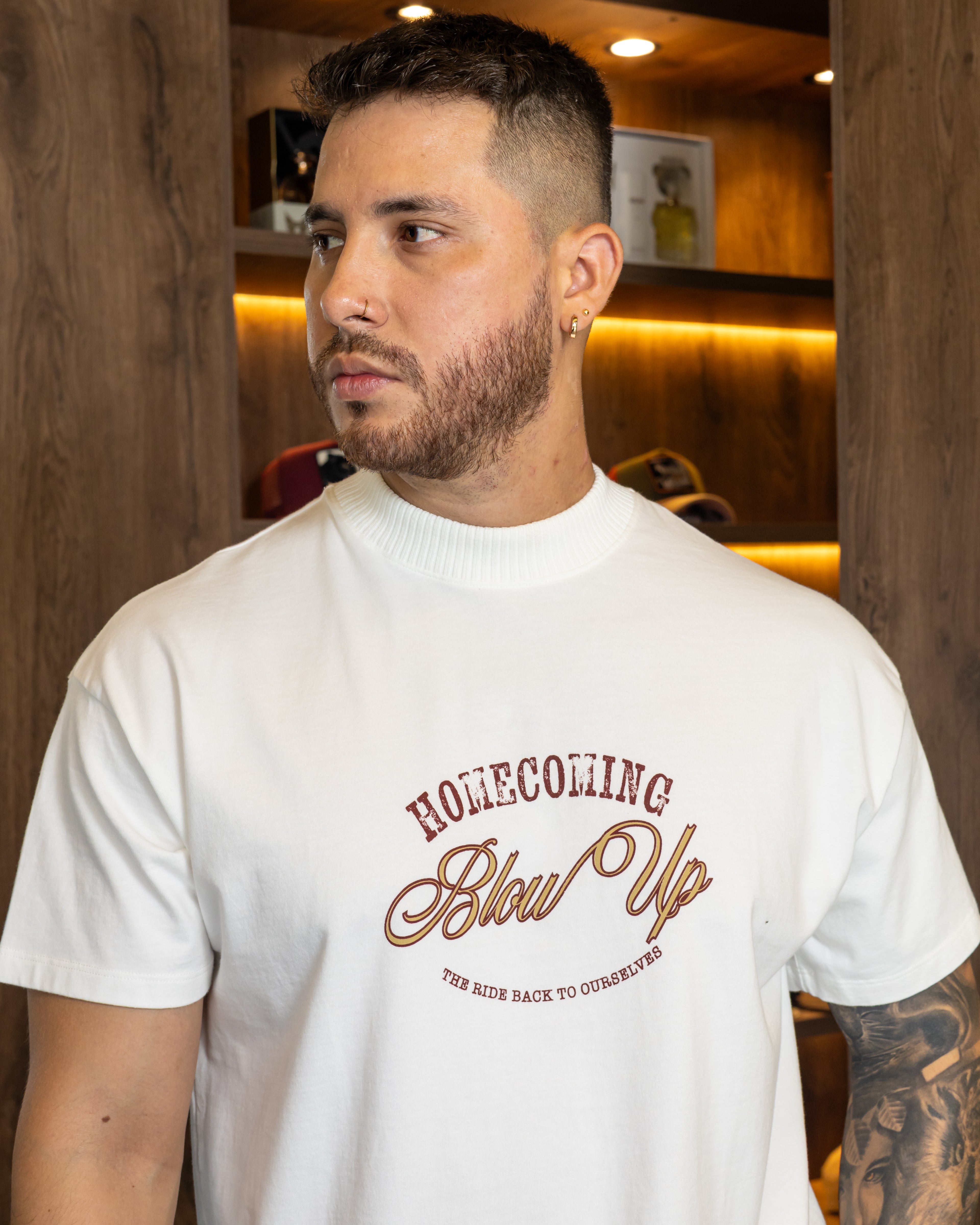 Blow Up T-Shirt The Ride Regular Fit Ivory