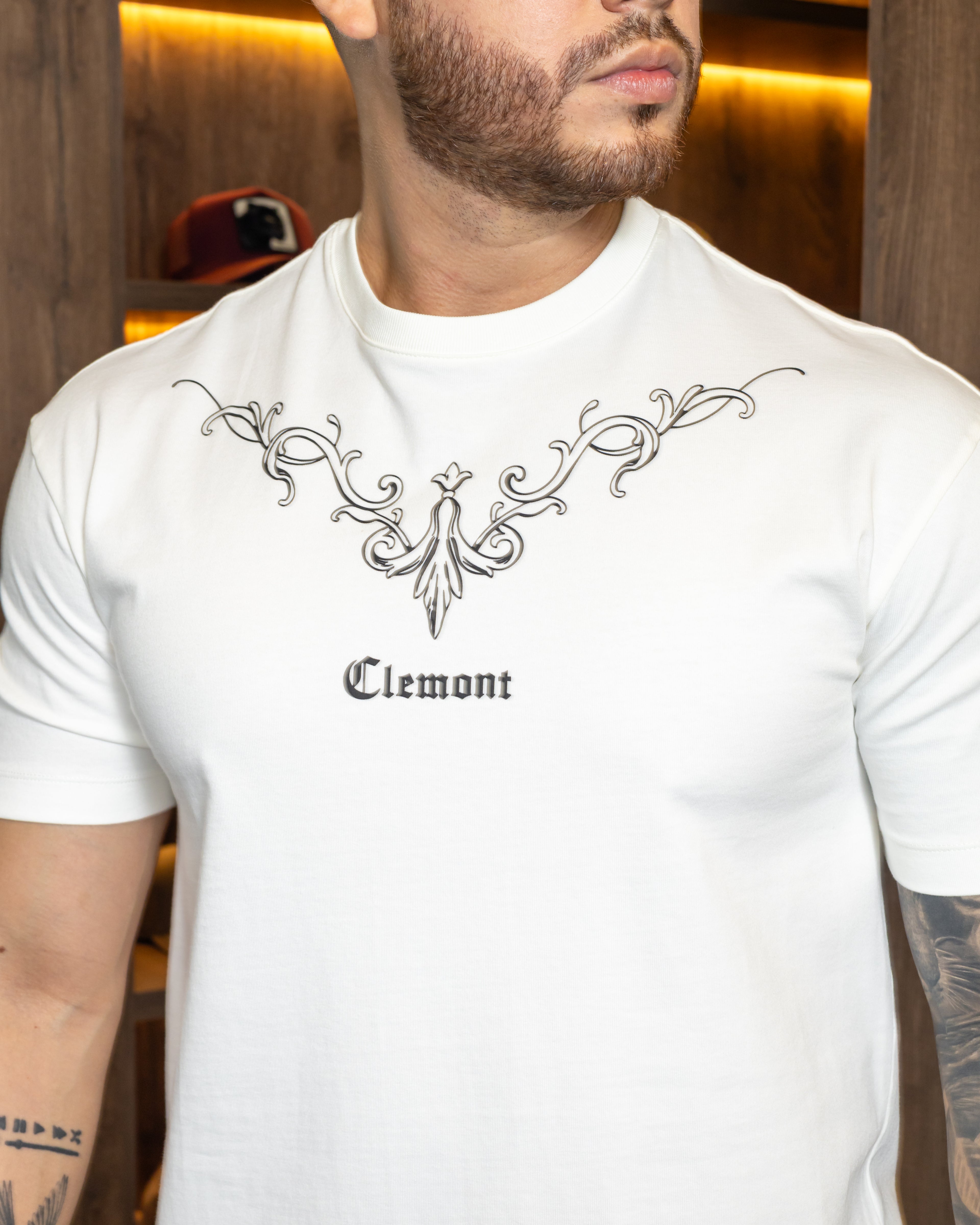 Clemont T-Shirt Ombra Crema