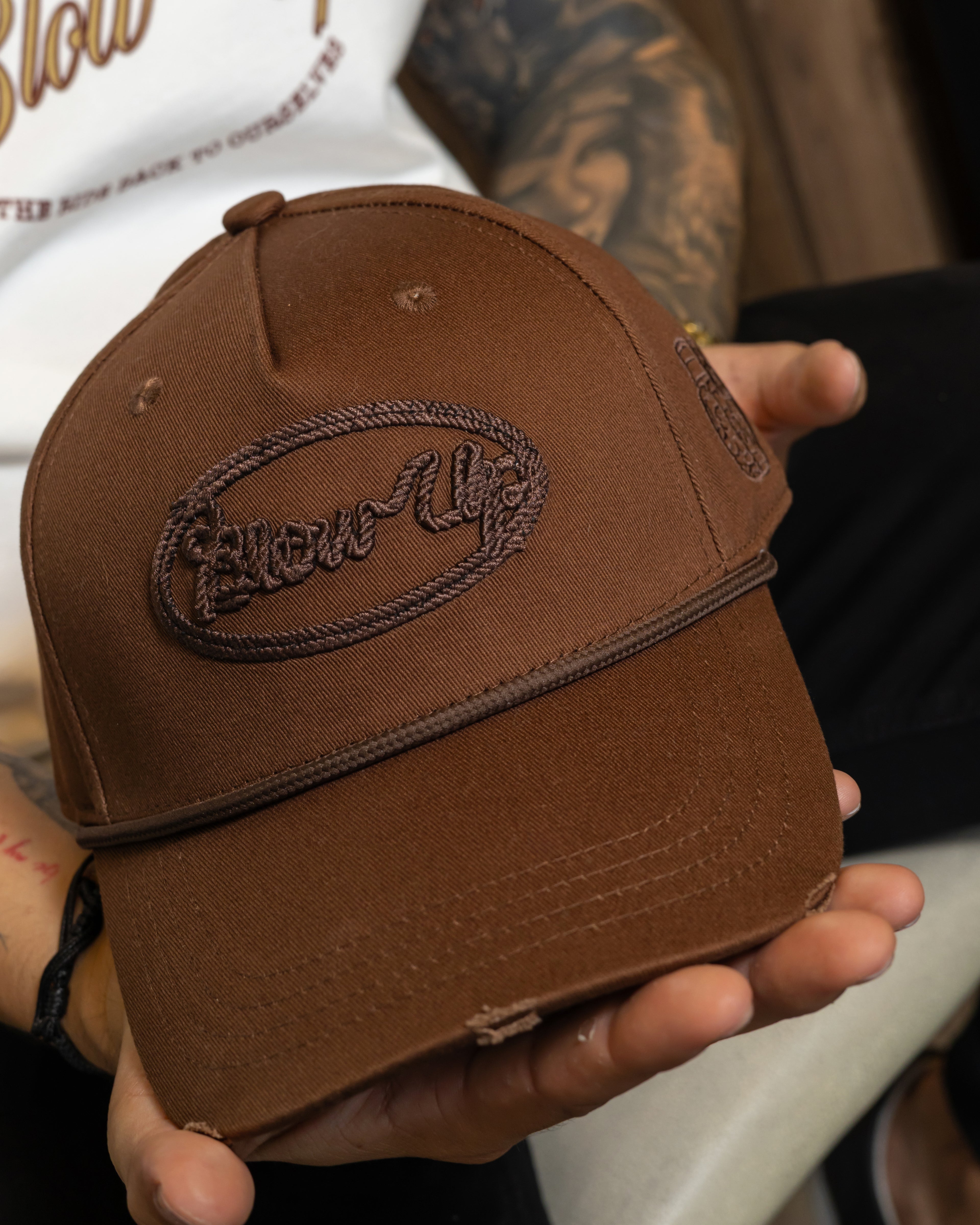 Blow Up Cap Lasso Brown
