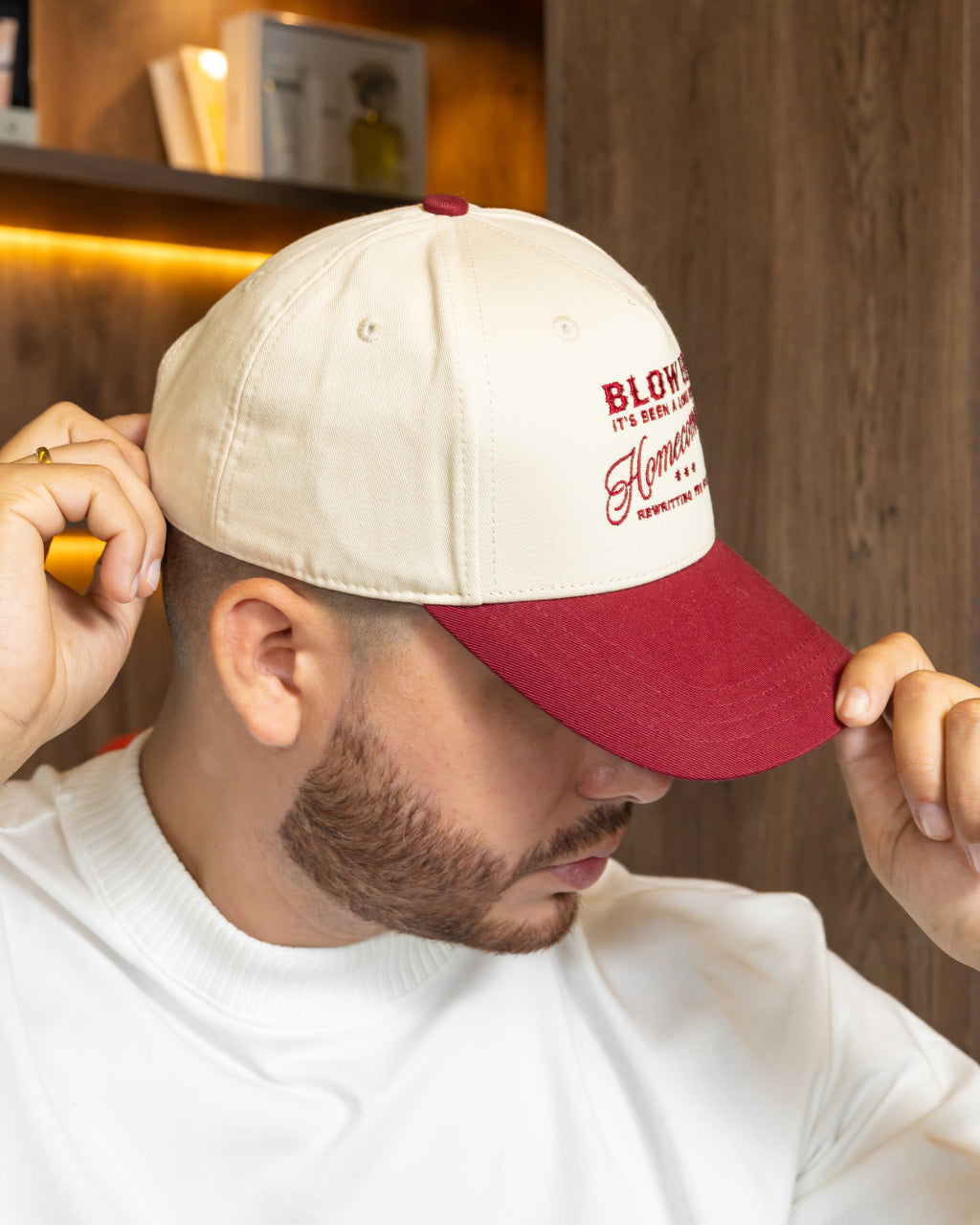 Blow Up Cap Long Ride Ivory