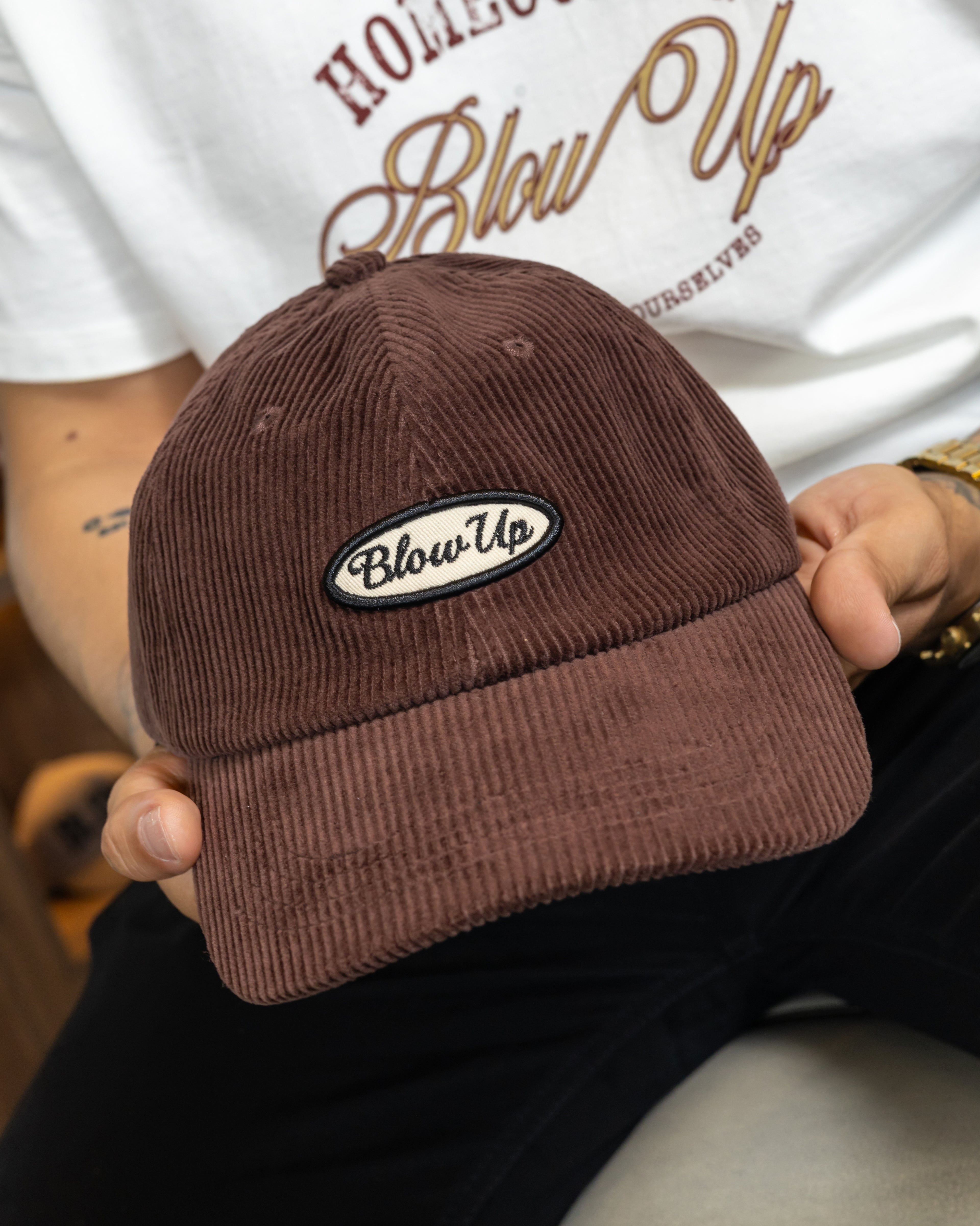 Blow Up Cap Us Diner Brown