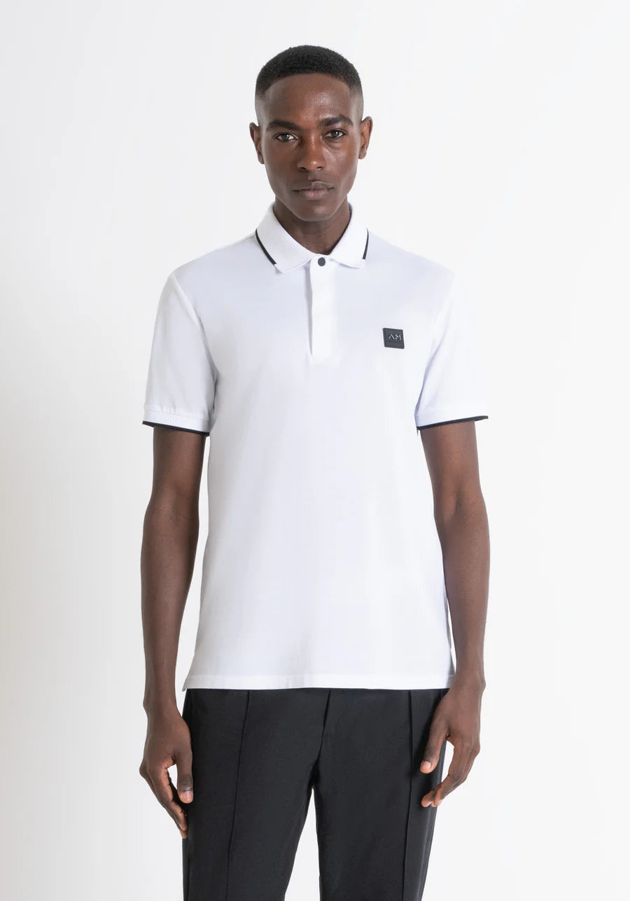 Polo Antony Morato Regular Fit White
