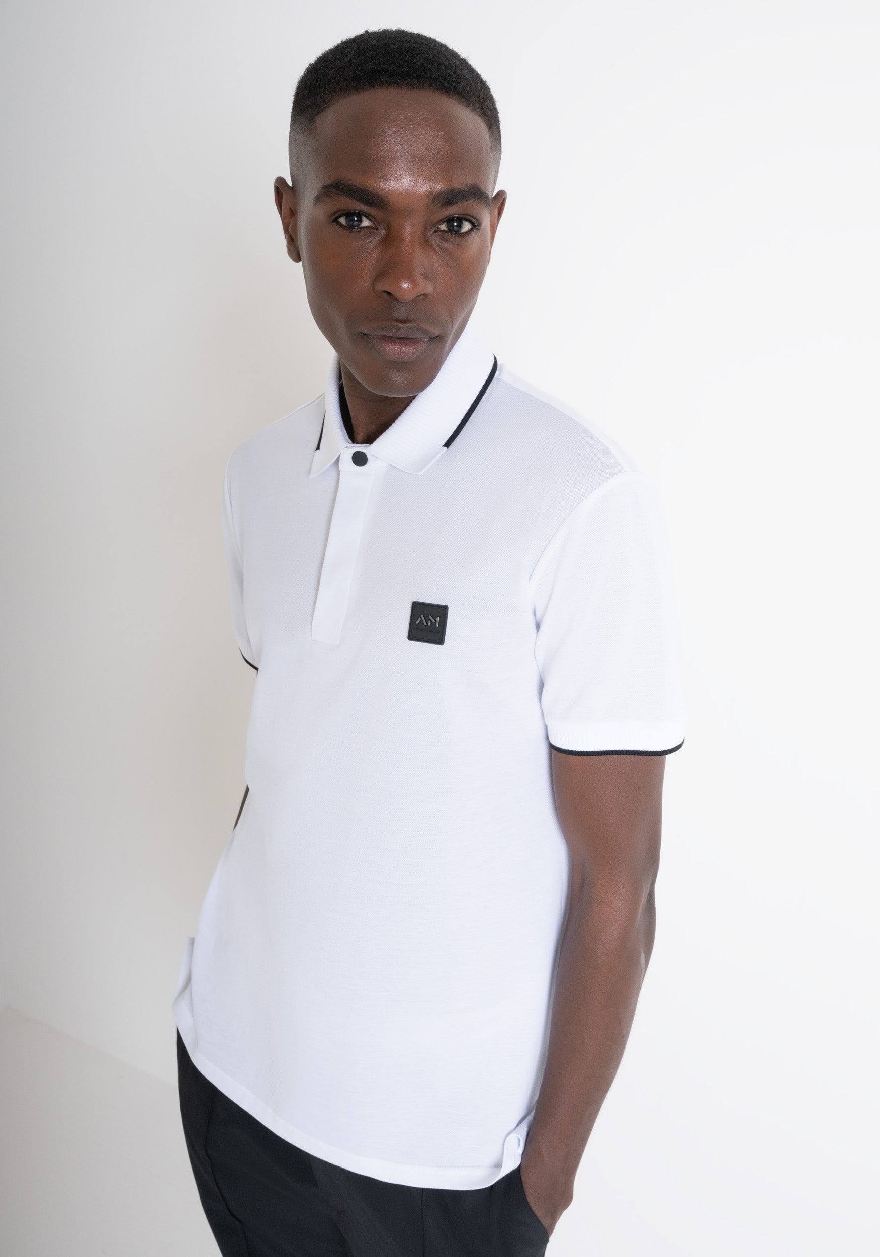 Polo Antony Morato Regular Fit White