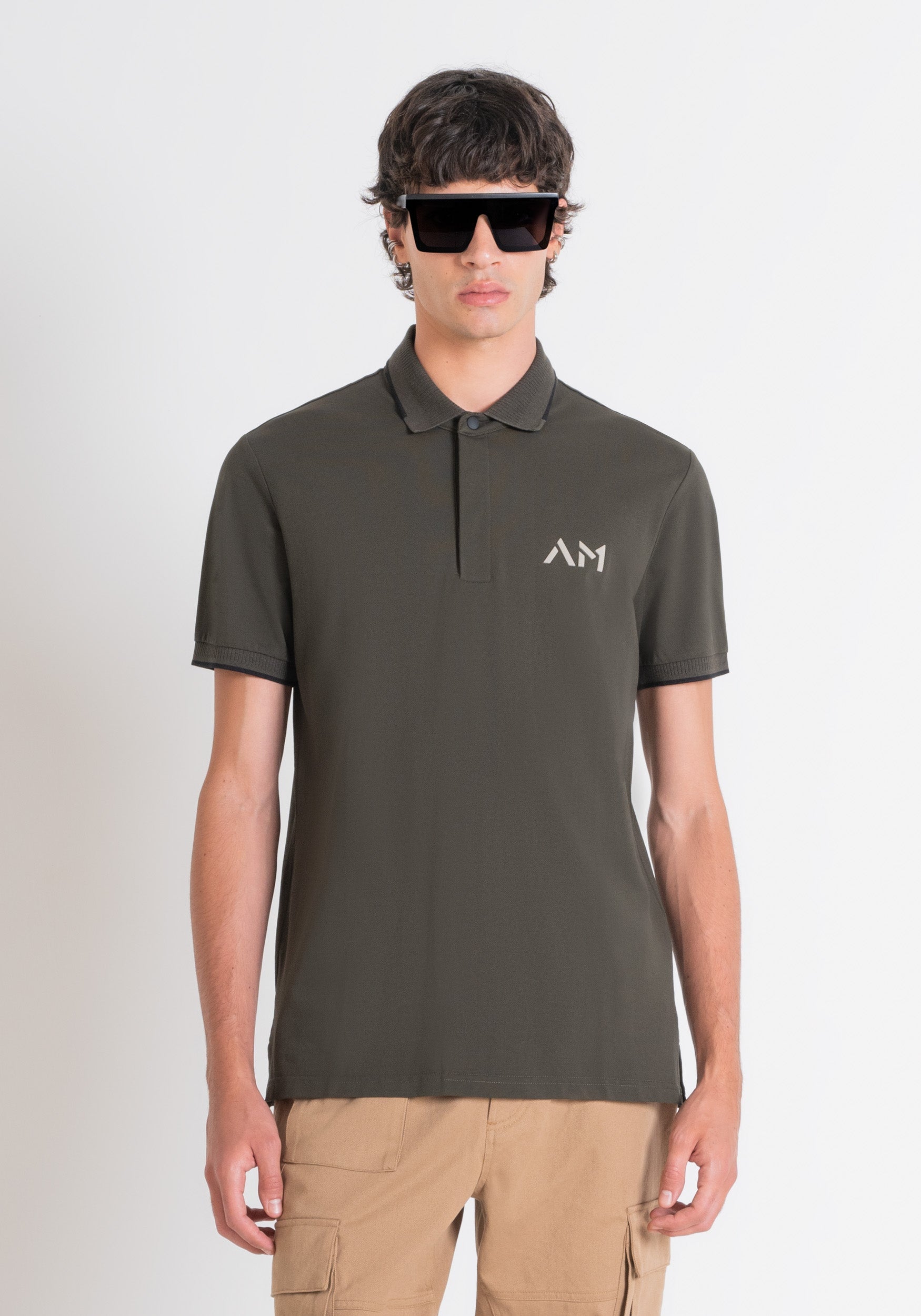 Polo Antony Morato Regular Fit Green