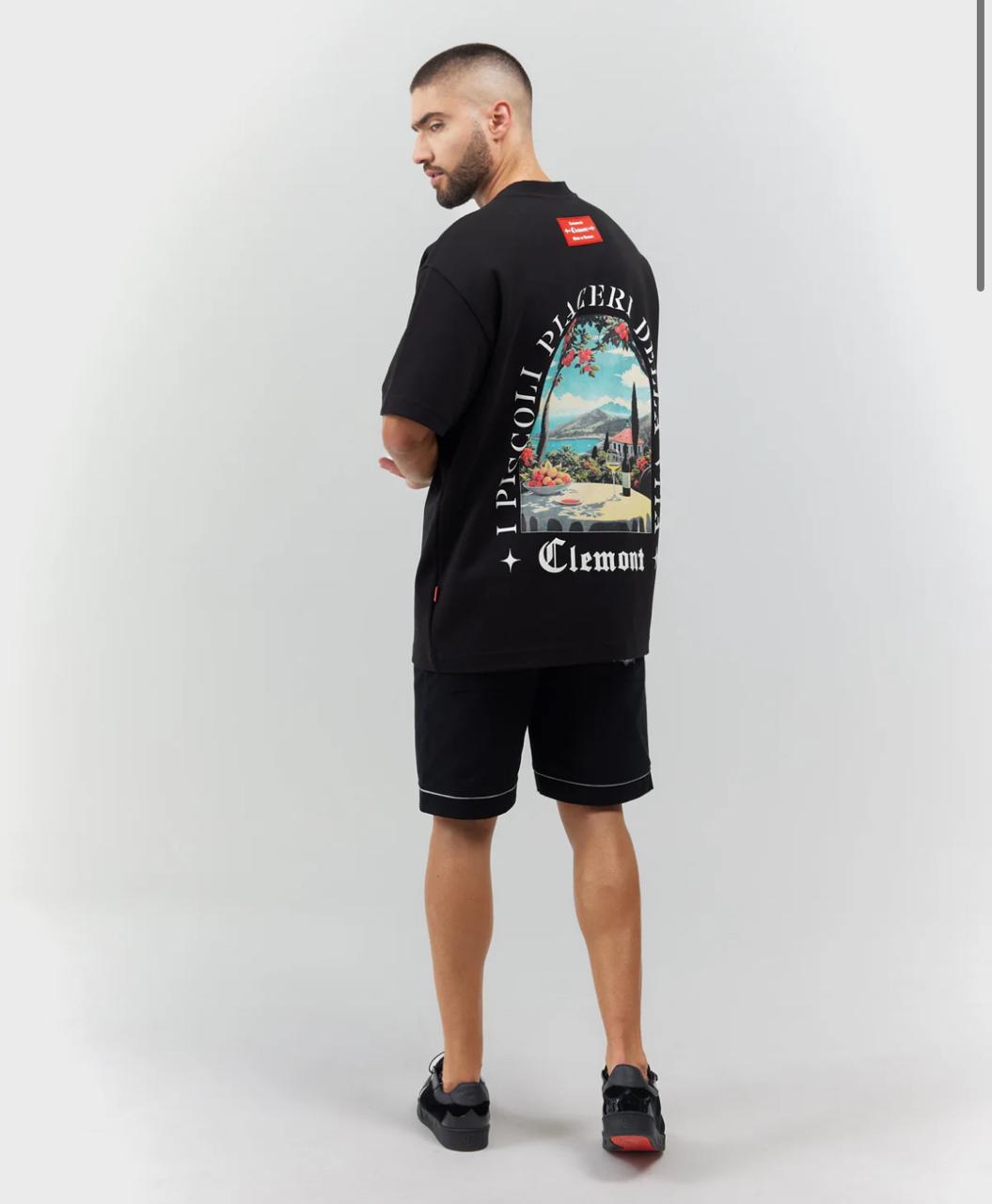 Clemont T-Shirt Oversize Eclatante Black