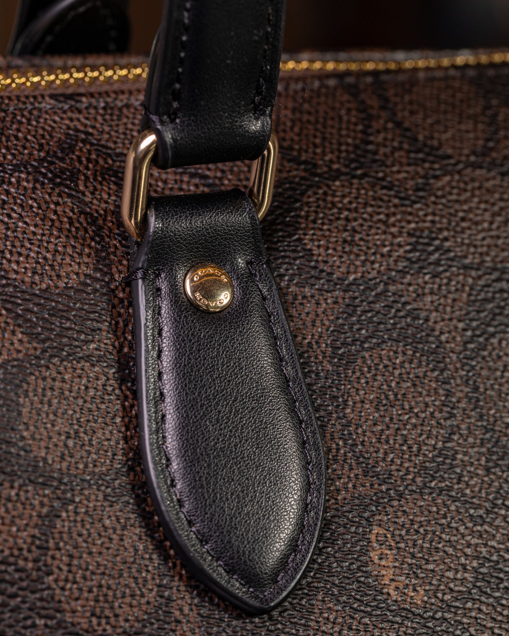 Coach Bolso Negro CW381