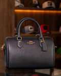 Coach Bolso Negro Satchel Rowan CV403