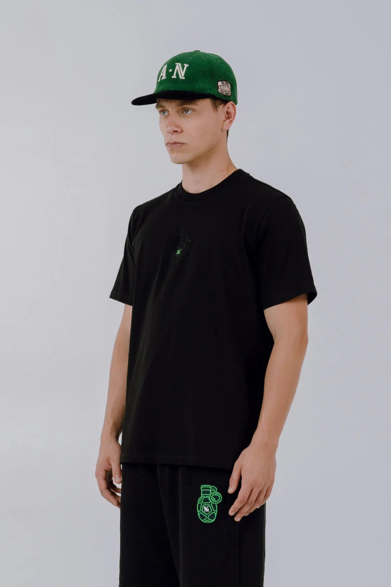 T-Shirt Blow Up Slim Fit Black Atletico Nacional
