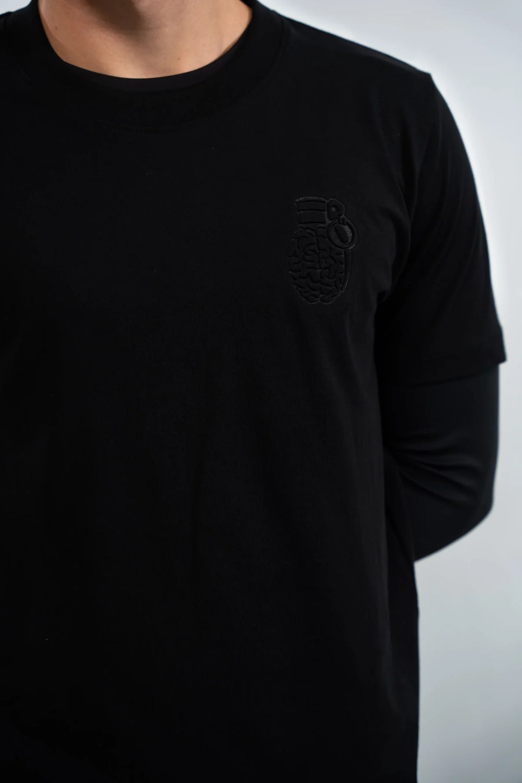 T-Shirt Blow Up Slim Fit Black